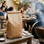 Bolsa capa sencilla sin impresión para carbón vegetal 