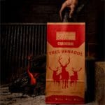 bolsa para carbon tres venados rojo 3kg