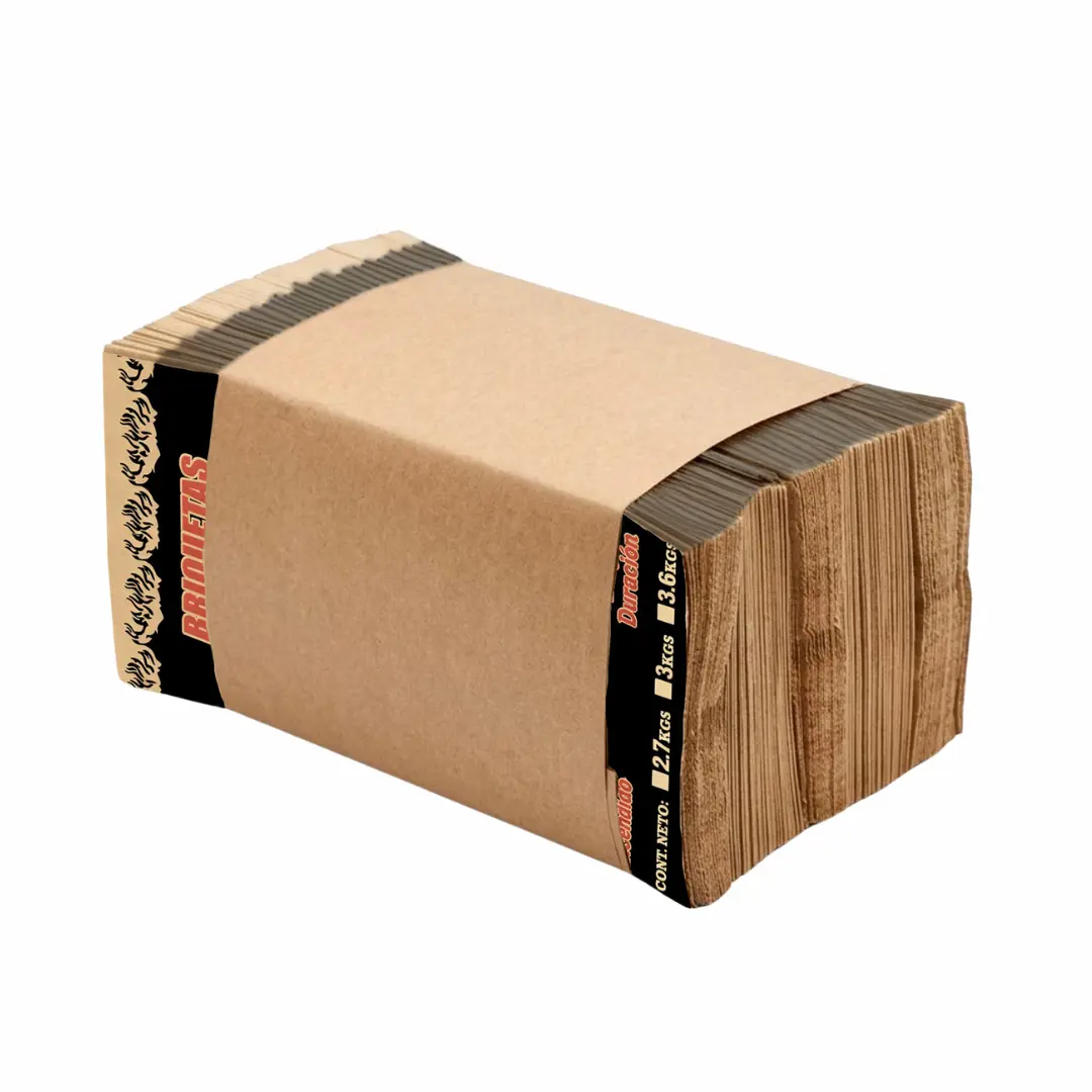 paquete bolsas para briquetas vegetal sin logo negro 3.6kg